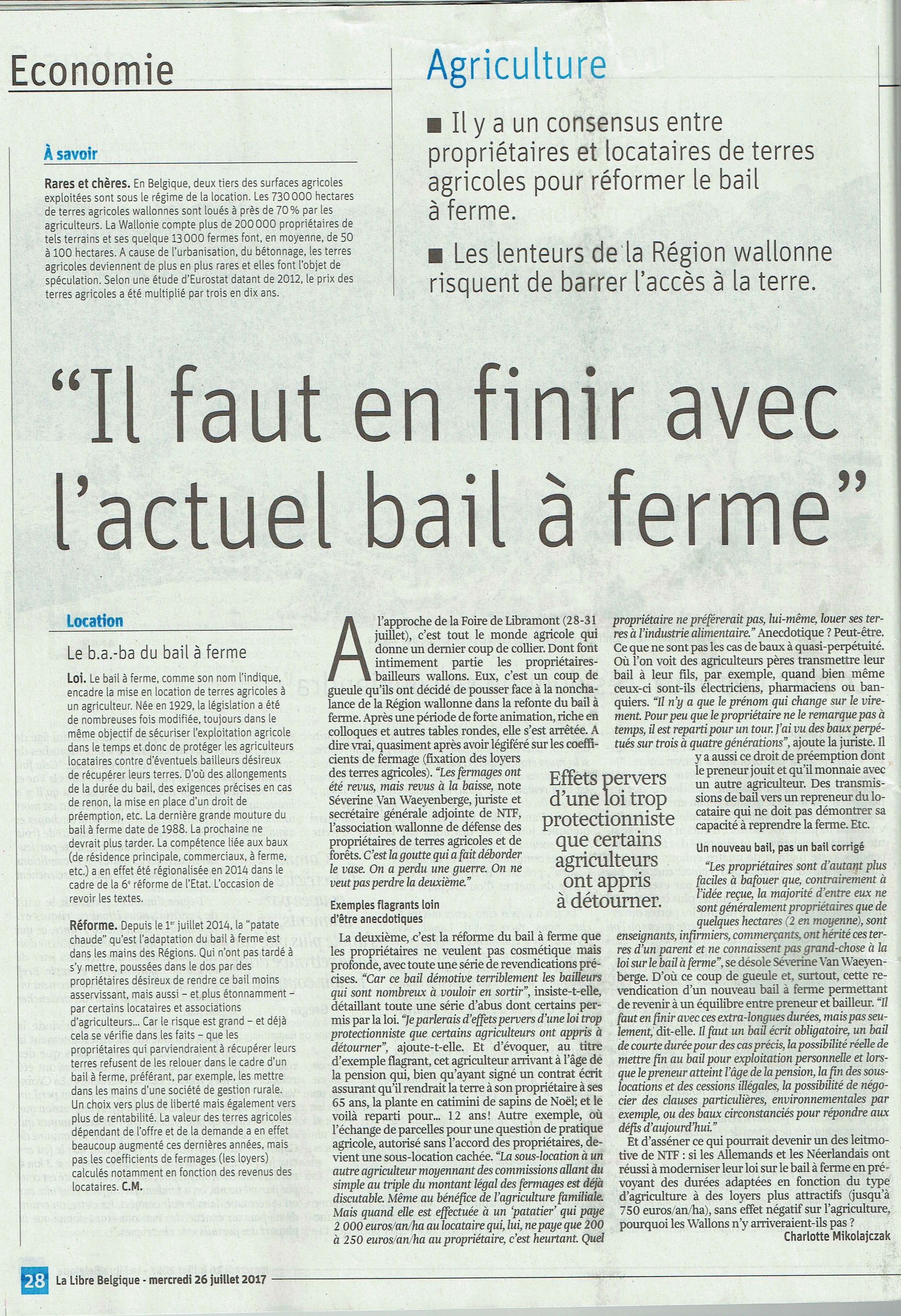 En finir avec l'actuel bail à ferme-1