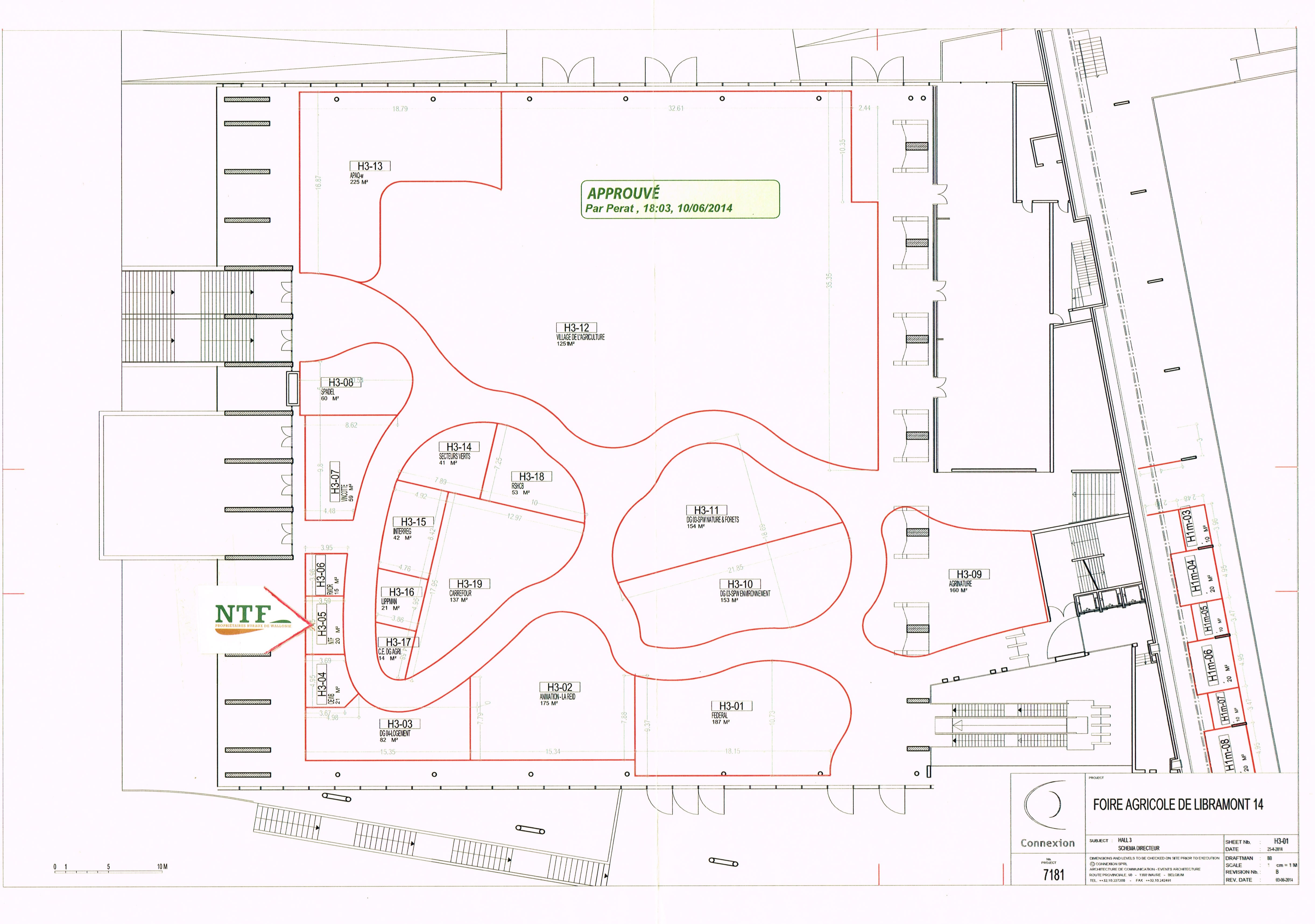 Libramont 2014 plan Hall 3 & stand NTF