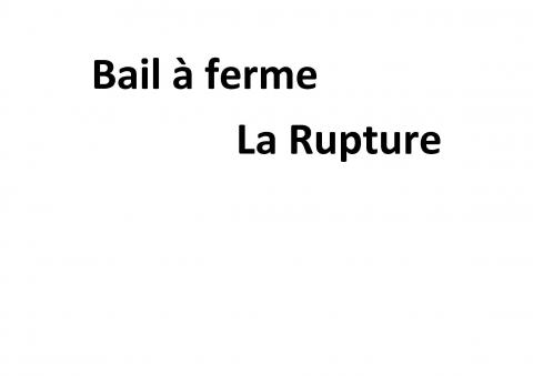 Bail à ferme titre conférence 14-11-2017